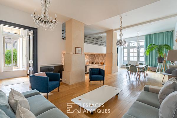 Ancien entrepôt réinterprété en Loft quartier St Louis