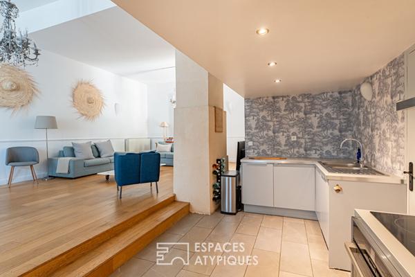 Ancien entrepôt réinterprété en Loft quartier St Louis