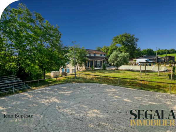 Monestiés (81640) Propriété équestre avec gîtes – 275 m² habitables – Terrain de 43 474 m²