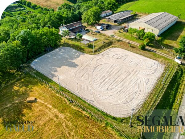 Monestiés (81640) Propriété équestre avec gîtes – 275 m² habitables – Terrain de 43 474 m²