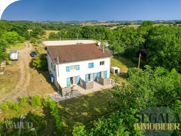 Monestiés (81640) Propriété équestre avec gîtes – 275 m² habitables – Terrain de 43 474 m²