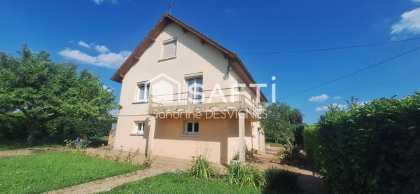 Maison 4 chambres avec sous-sol et jardin