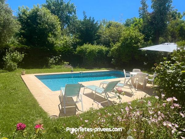 Appartement 3 pièces 90 m2, 530m2 de jardin, piscine