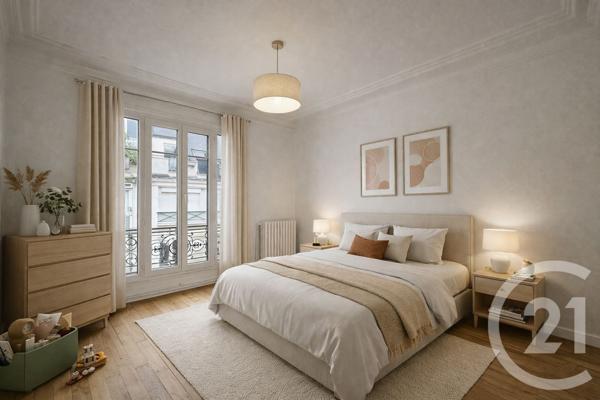 Appartement F3 à vendre  3 pièces - 49,80 m2 SURESNES - 92