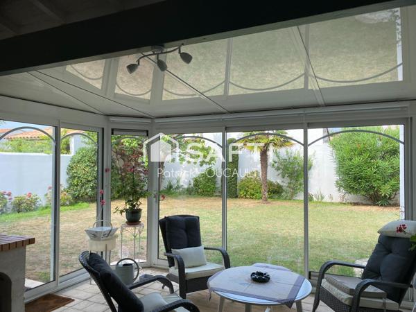 Maison Plain Pied + double garage sur terrain clos