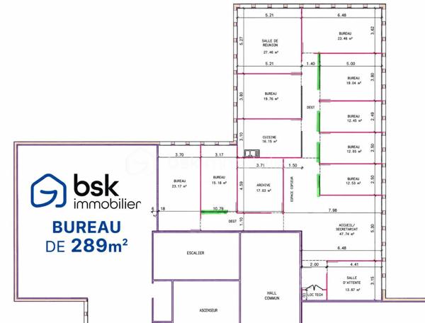 Et si vous deveniez propriétaire de vos locaux professionnels ?

Découvrez au cœur du secteur Orgemont à Angers, dans un immeuble récent de 2019, ce superbe espace professionnel de 289 m², entièrement aménagé et sans aucun travaux à prévoir.

Le bien propose une configuration idéale pour une entreprise avec 7 bureaux indépendants, une salle de réunion, un espace accueil avec salle d’attente, une cuisine / espace convivialité, ainsi que la climatisation réversible.
Vous bénéficiez également de 6 places de stationnement privatives en sous-sol, un véritable atout à Angers.

Les + :
✓ 289 m²
✓ 7 bureaux + salle de réunion
✓ Immeuble 2019
✓ Aucun travaux
✓ Climatisation réversible
✓ Ascenseur
✓ 6 parkings privatifs
✓ Disponible immédiatement

Un espace professionnel clé en main, idéal pour une PME, profession libérale, cabinet ou société de services.

Prix de vente : 480 000 € HT (hors droits)
Honoraires : 14 400 € HT 
Une opportunité intéressante pour implanter votre activité ou réaliser un investissement patrimonial dans un secteur dynamique d’Angers.
Les informations relatives aux risques auxquels ce bien est exposé sont disponibles sur le site Géorisques.
Charges de copropriété environ 2700€ par trimestre comprenant chauffage et climatisation.
Taxe foncière: 4410€

Venez decouvrir ce bien, je suis à votre disposition pour tous renseignements et je me ferais un plaisir de vous accompagner dans votre projet.