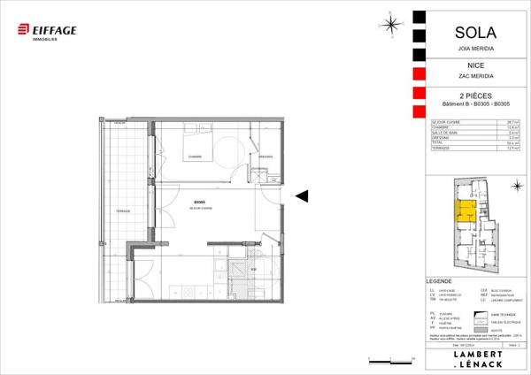 Location Appartement 2 pièces 50.6 m² - Nice 06200