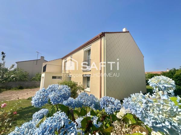 Maison 120m2, 5 chambres, garage camping-car sur un terrain de 497m2