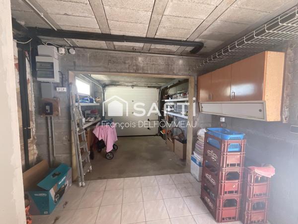 Maison 120m2, 5 chambres, garage camping-car sur un terrain de 497m2