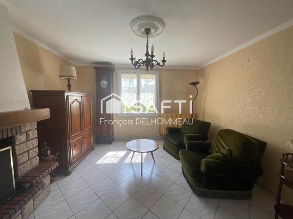 Maison 120m2, 5 chambres, garage camping-car sur un terrain de 497m2