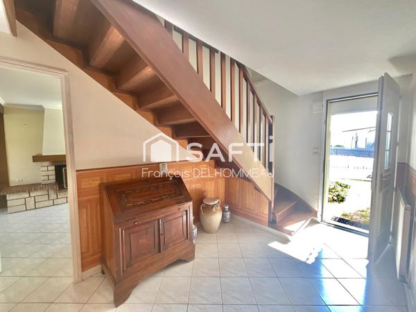 Maison 120m2, 5 chambres, garage camping-car sur un terrain de 497m2