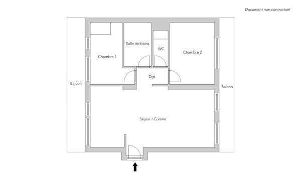 Appartement Paris 7 e - DUPLEIX