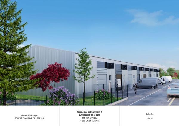 Local d’activité à vendre 115 m² Grisy-Suisnes