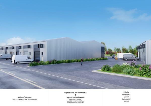 Local d’activité à vendre 115 m² Grisy-Suisnes