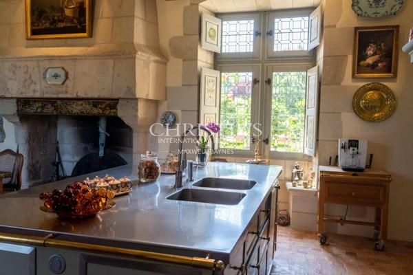Exceptionnel manoir des XVIe et XVIIe siècles avec jardins à la française et vignoble AOC Saumur