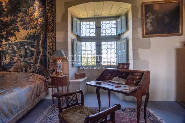 Exceptionnel manoir des XVIe et XVIIe siècles avec jardins à la française et vignoble AOC Saumur