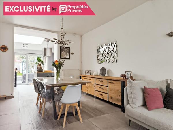 EN EXCLUSIVITÉ- Maison coup de coeur à Wattrelos, avec jardin et garage!!!