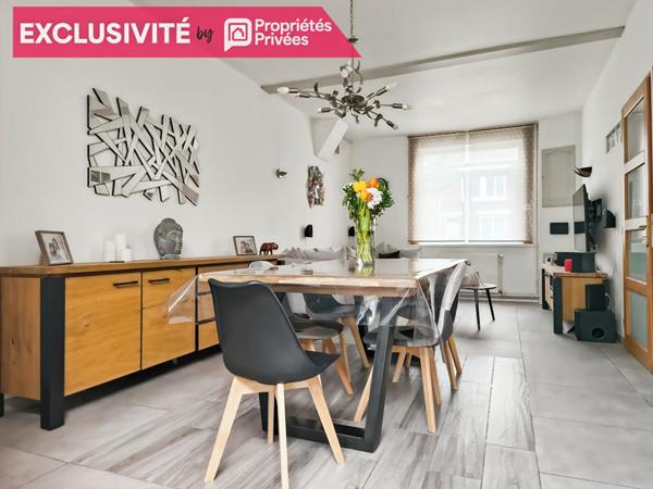 EN EXCLUSIVITÉ- Maison coup de coeur à Wattrelos, avec jardin et garage!!!