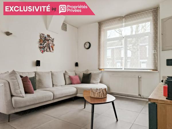 EN EXCLUSIVITÉ- Maison coup de coeur à Wattrelos, avec jardin et garage!!!