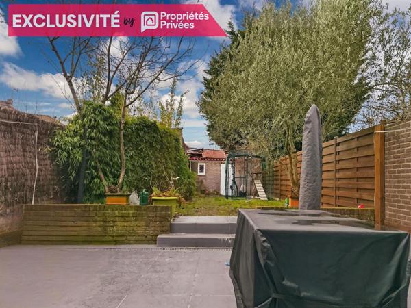EN EXCLUSIVITÉ- Maison coup de coeur à Wattrelos, avec jardin et garage!!!