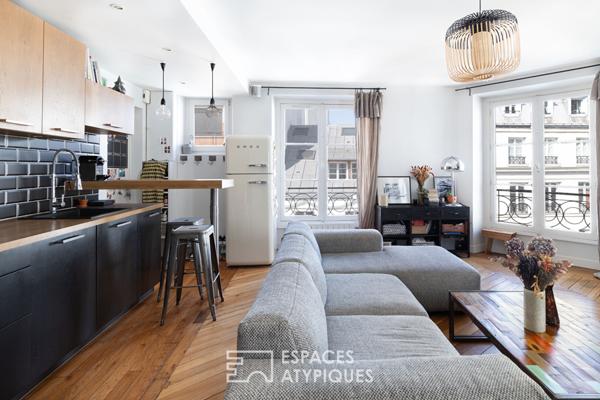 Appartement lumineux à Bonne Nouvelle