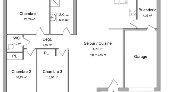 Location Maison 4 pièces 90.45 m² - Sainte-foy-lès-lyon 69110