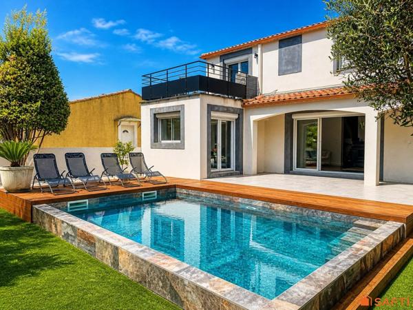 Maison rénovée avec piscine