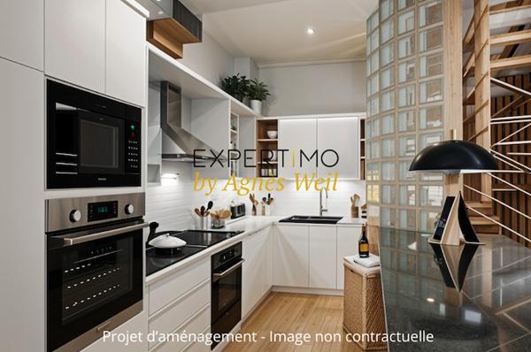 Neuilly-sur-Seine (92200) NEUILLY-SUR-SEINE - TRIPLEX LUMINEUX AU CALME 7 PIECES 4 CHAMBRES