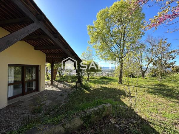 Maison d’architecte sur les hauteurs de Manosque avec vue panoramique exceptionnelle sur la vallée et les Alpes.