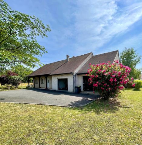 Trouy, maison de plain pied 4 chambres