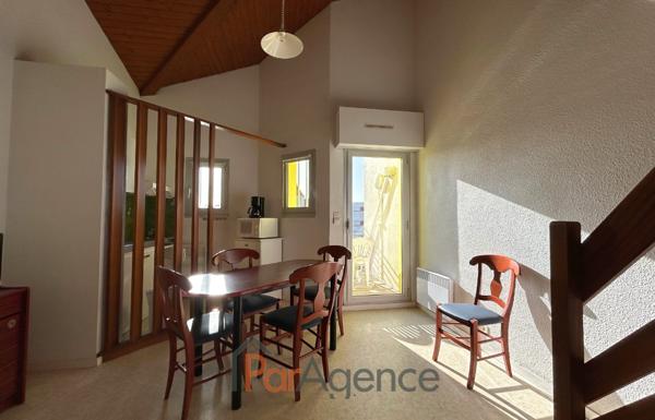 Appartement T2 duplex face plage Terrasse