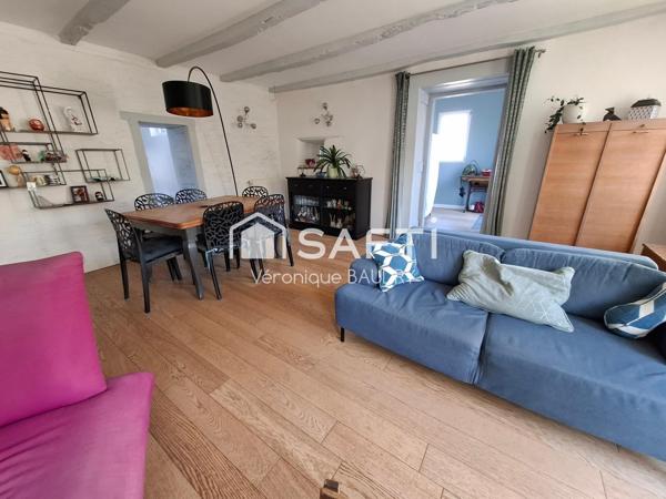 Servon sur Vilaine Longère 4ch mezzanine gd jardin