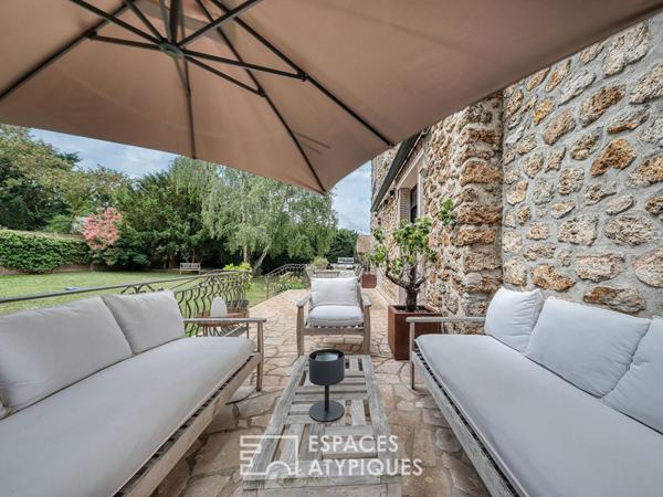 La Maison de caractère entièrement rénovée avec un jardin sans vis-à-vis