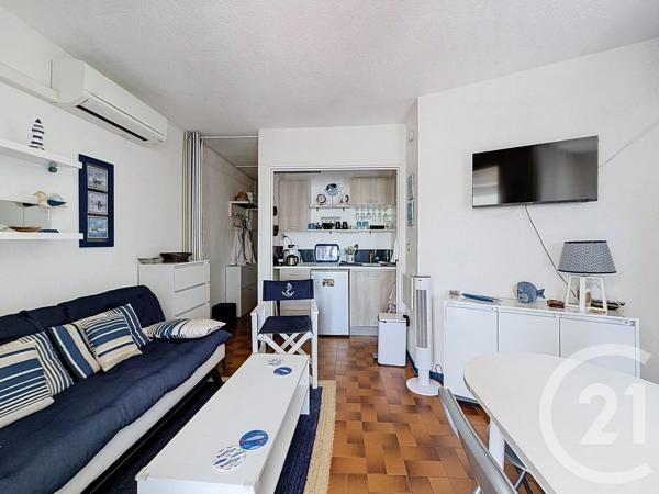 Appartement Studio Cabine à vendre  1 pièce - 20,65 m 2   LE CAP D AGDE  - 34