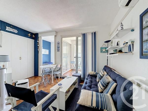 Appartement Studio Cabine à vendre  1 pièce - 20,65 m 2   LE CAP D AGDE  - 34