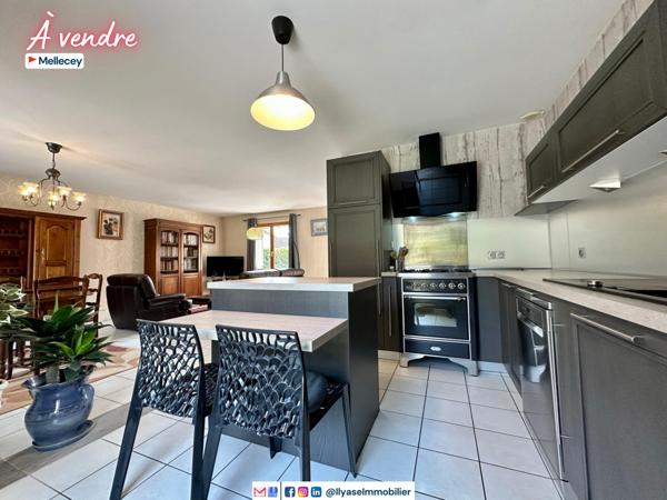 Mellecey (71640) Maison 4 pièces | 2 CH + 1 BR | 96 M² | 760 M² | 1 GARAGE