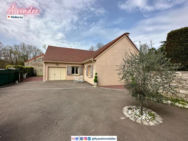 Mellecey (71640) Maison 4 pièces | 2 CH + 1 BR | 96 M² | 760 M² | 1 GARAGE