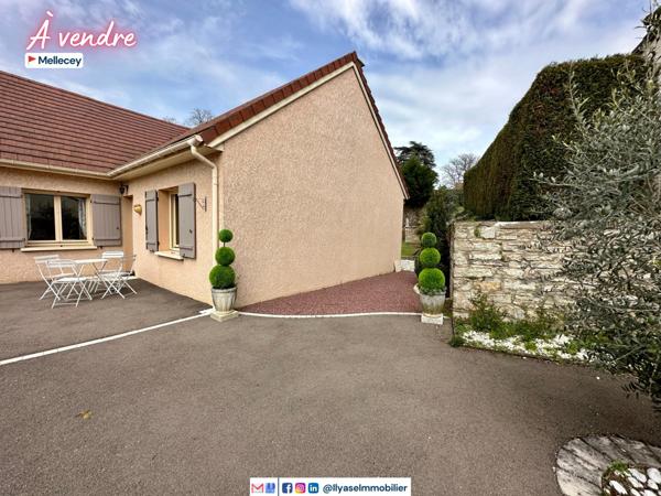Mellecey (71640) Maison 4 pièces | 2 CH + 1 BR | 96 M² | 760 M² | 1 GARAGE
