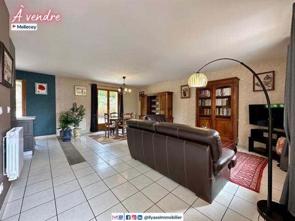 Mellecey (71640) Maison 4 pièces | 2 CH + 1 BR | 96 M² | 760 M² | 1 GARAGE