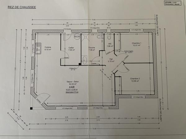 MAISON 84 M² / HYPER CENTRE ASSERAC / PLAIN PIED / 2 CH