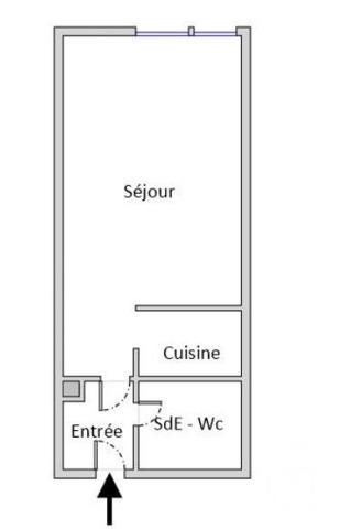Appartement F1 à vendre  1 pièce - 31,28 m2 PARIS - 75005