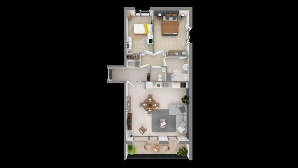 Appartement 3 pièces 70m² - Nemours - NEMOURS