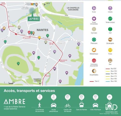 Appartement à vendre 4 pièces 91 m² Nantes