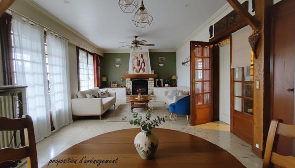 Maison à vendre 6 pièces (77)-Nemours 10 min-Gare Paris en 1h20