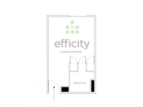 Appartement 1 pièce - 21 m² Exclusivité efficity