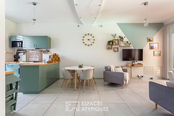Charmante maison avec jardin et piscine, proche du quartier de la Doua