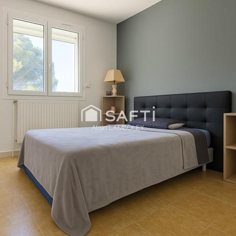 Appartement T4 de 80 m2 à Port-de-Bouc,résidence les Tamaris.