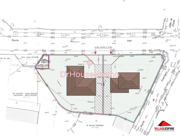 Terrain à vendre de 739 m²