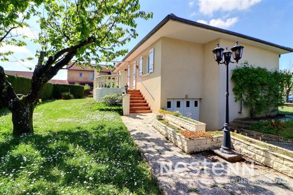 MIONS, Maison familiale 6 pieces 205.41m2, terrasse, garage, terrain 561m2