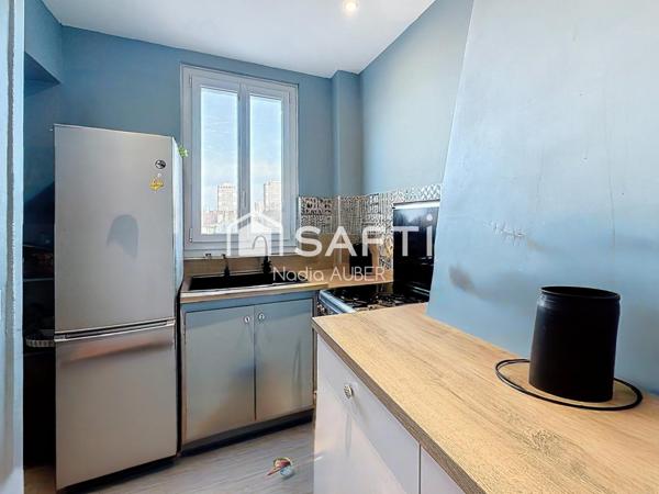 Choisy-le-Roi – Centre-ville | 2 pièces rénové – Vue dégagée